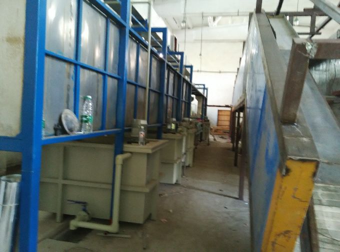 電泳，水封，烘烤，懸掛